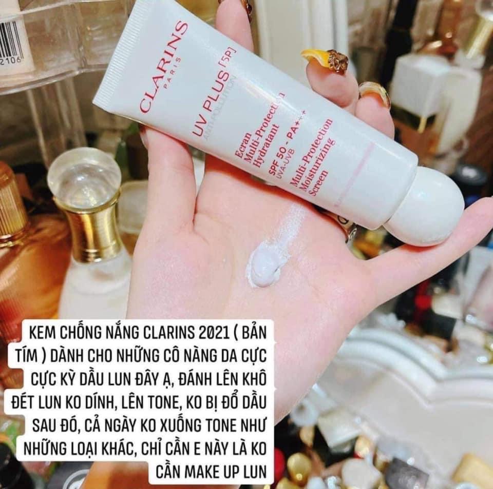 Kem Chống Nắng Clarins Lavender Màu Tím 50ml