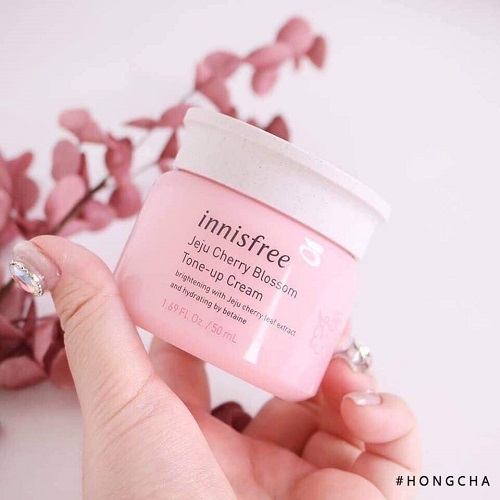 [Chính Hãng] Kem Anh Đào Trắng Da Nâng Tone Tức Thì Innisfree Jeju Cherry Blossom Tone Up Cream