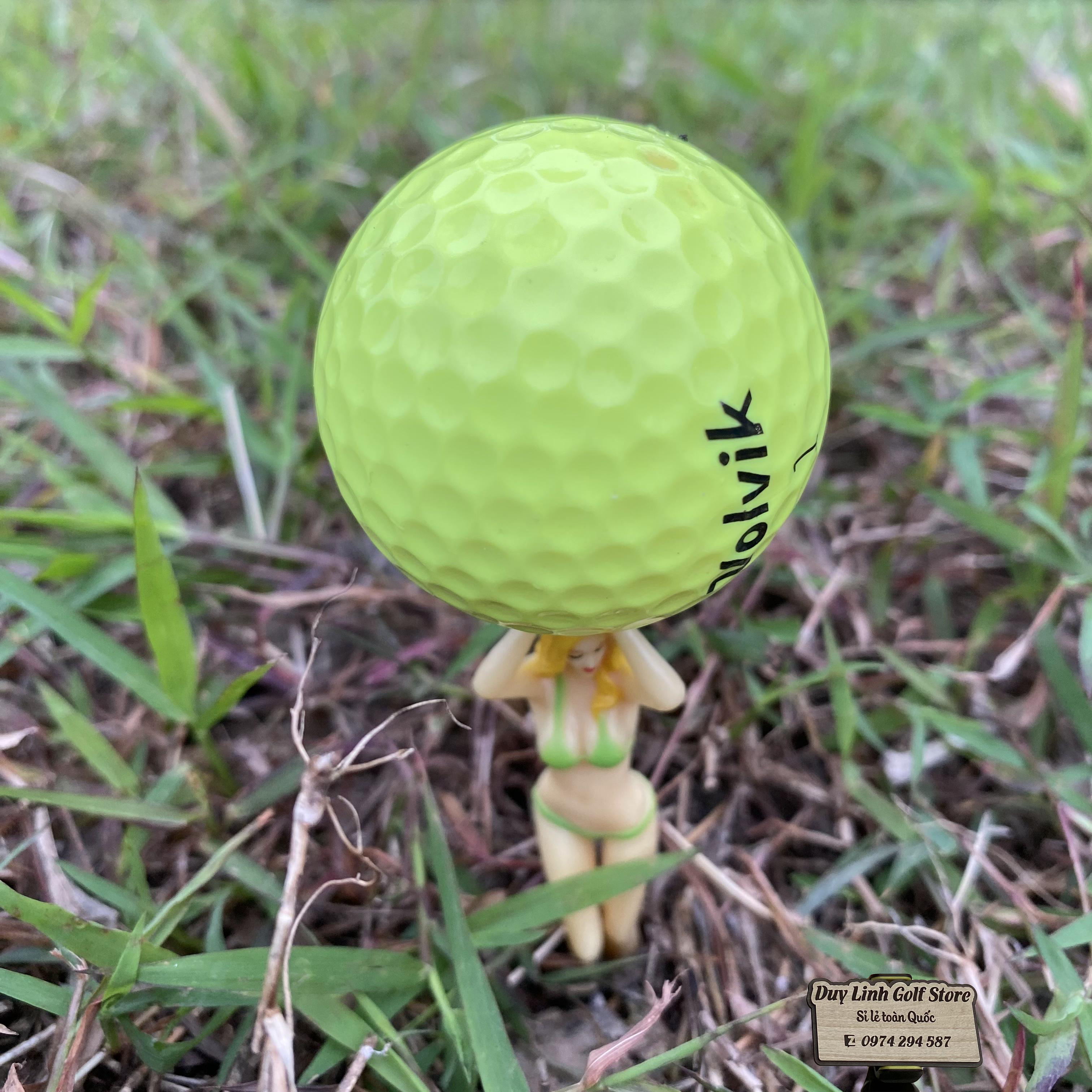 Set 3 tee đặt bóng golf hình cô gái xinh đẹp đánh dấu vị chí bóng gôn