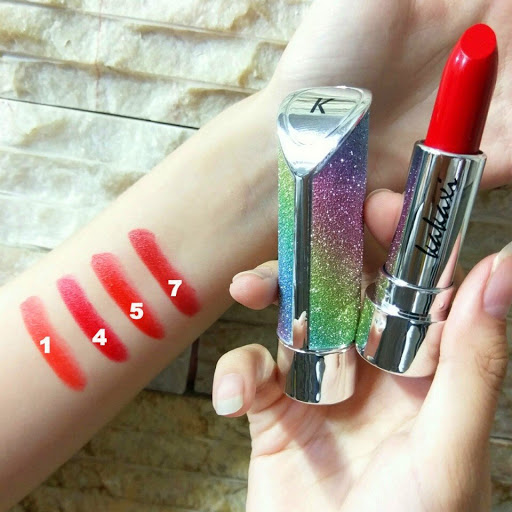 Son Cầu Vồng Kakaxi - Màu Đỏ Đất (07) - Màu Đỏ Rượu (5)