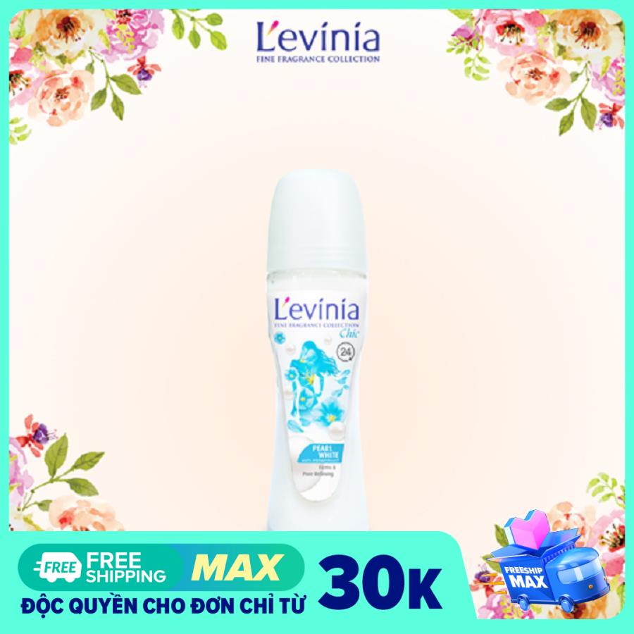 Lăn Khử Mùi Trắng Da Ngọc Trai Levinia 65G Xanh Chic