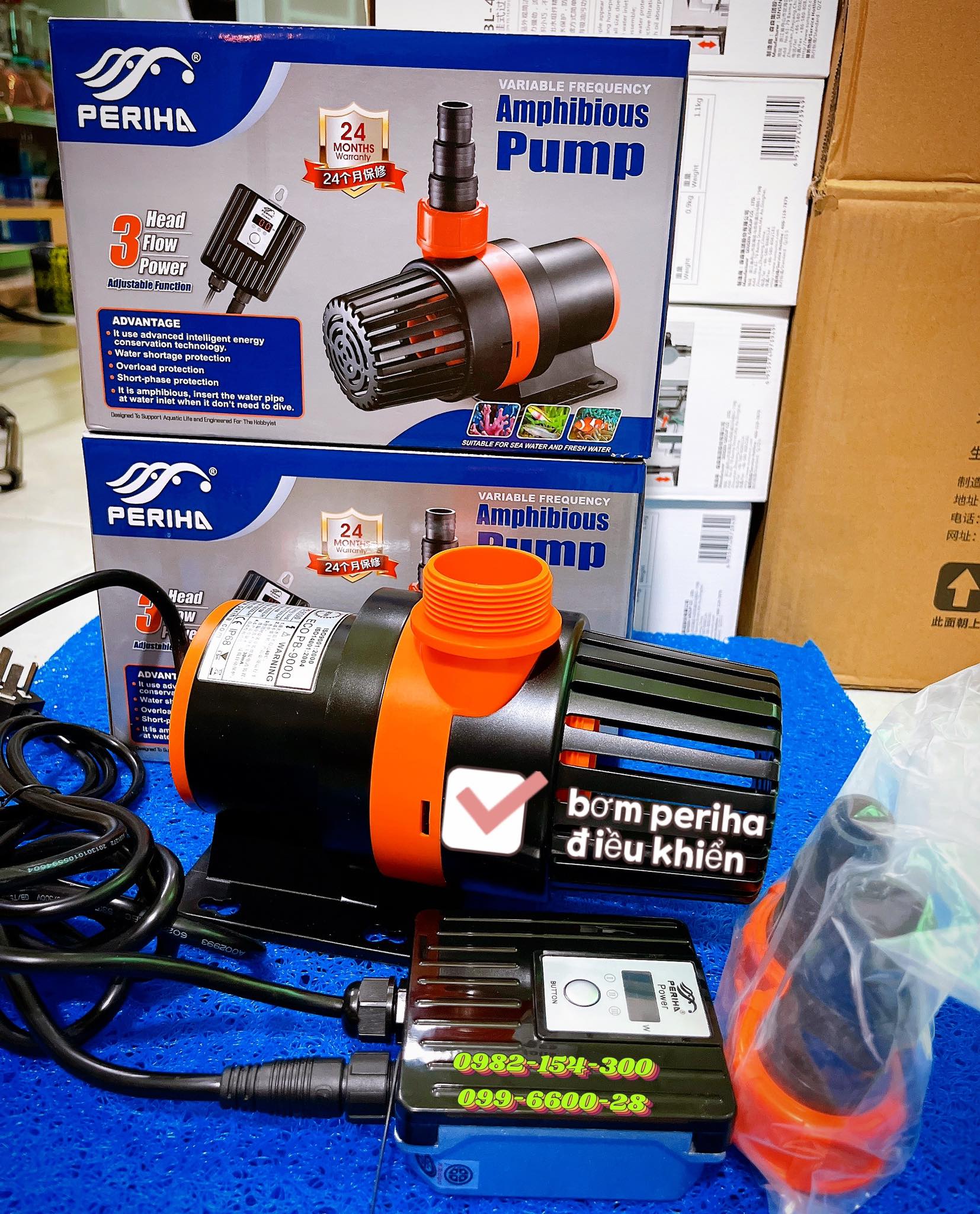 bơm Periha PB thế hệ mới Điều Chỉnh Lưu Lượng 3 Chế Độ PB9000 PB-9000