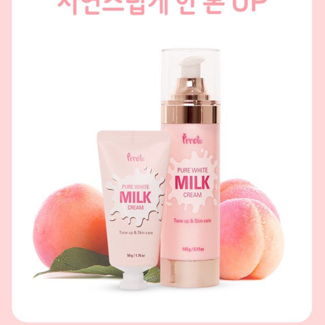 Kem Dưỡng Trắng Da Kiêm Kem Lót Nâng Tone Prreti Pure White Milk Cream Về Hàng Sale 80% Chiết Xuất Từ Các Thành Phần Tự Nhiên Và Lành Tính Đảm Bảo An Toàn Cho Người Sử Dụng