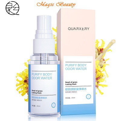 Quarxery Xịt Khử Mùi Hôi Nách Thảo Dược Quarxery 45Ml Nội Địa Trung Sản Phẩm Tốt Chất Lượng Cao Cam Kết Hàng Y Như Hình Vui Lòng Inbox Để Shop Tư Vấn