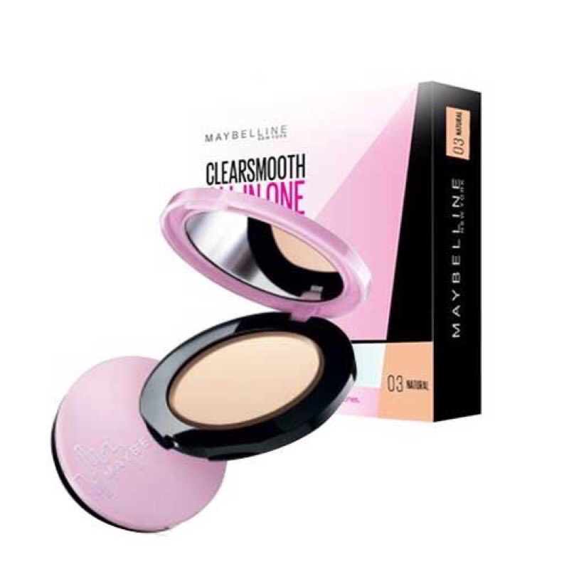 Phấn Trang Điểm Mịn Da Chống Nhờn Maybelline Clear Smooth