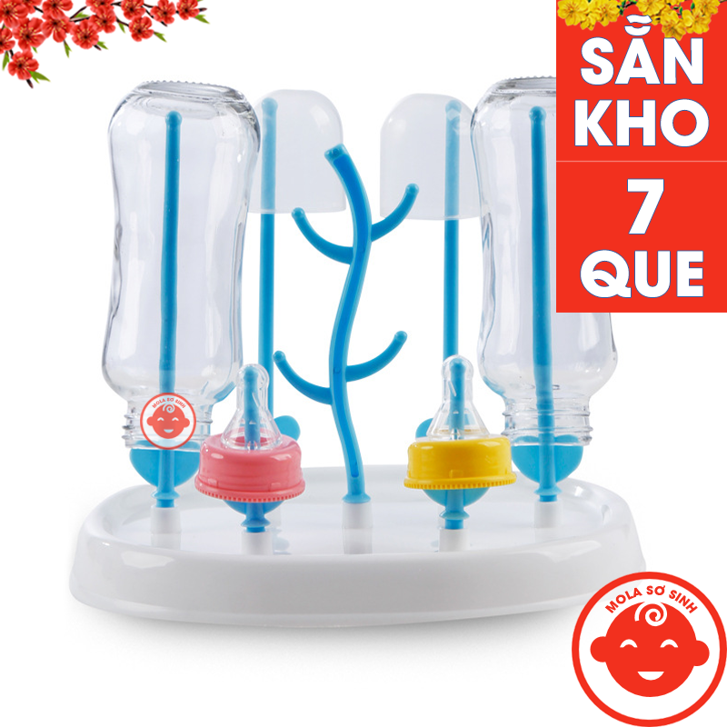 Khay úp bình sữa 7 thanh cực tiện dụng an toàn vệ sinh cho bé
