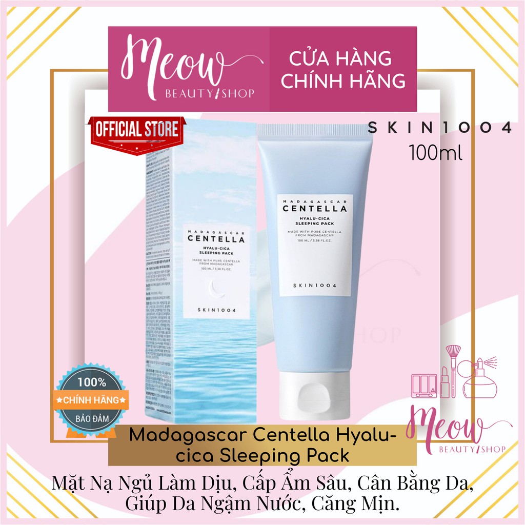 [HCM]Skin1004 - Mặt nạ ngủ Skin1004 Madagascar Centella Hyalu-cica Sleeping Pack 100ml