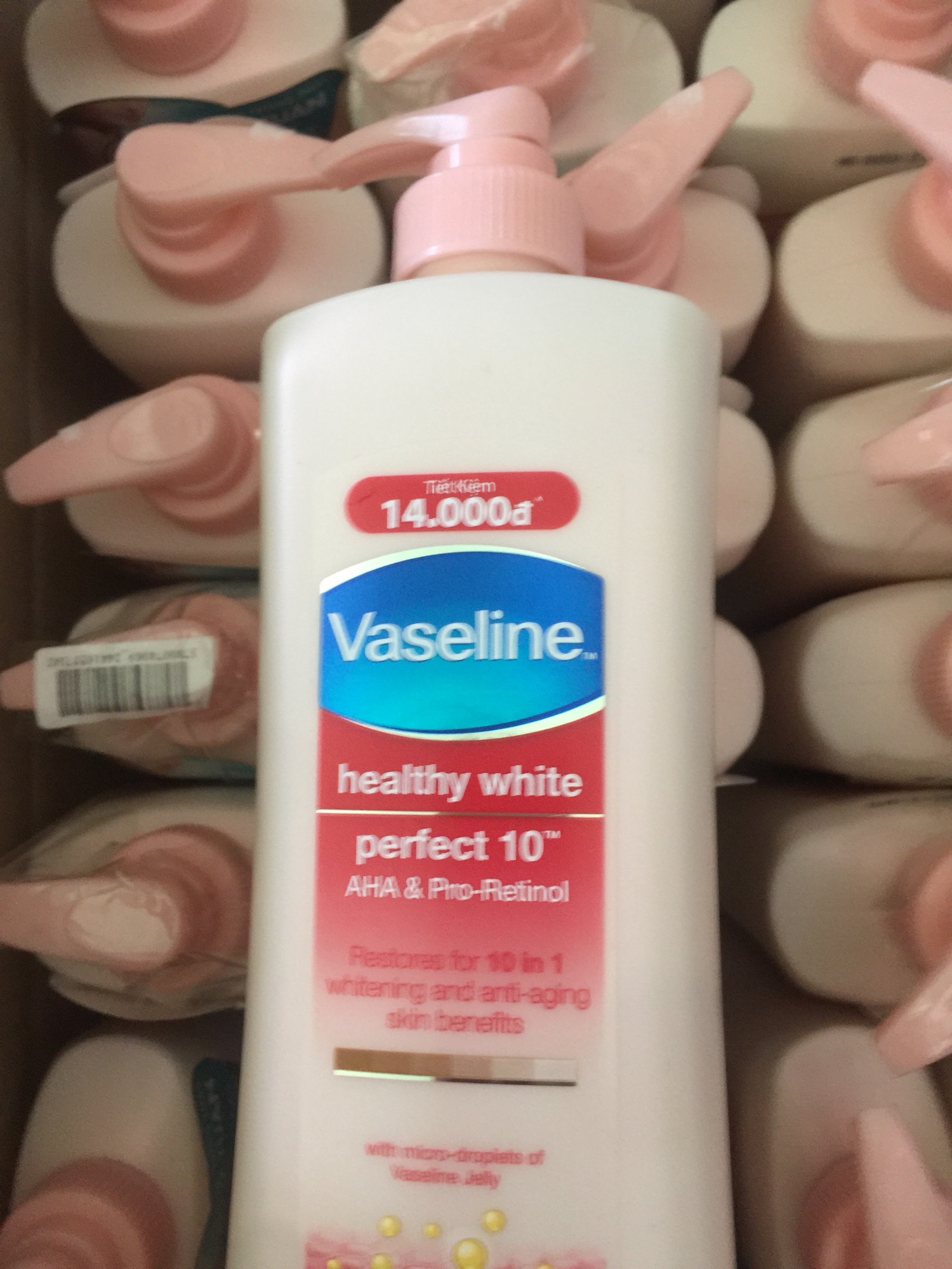 [Hcm]Dưỡng Thể Vaseline Trắng Da 10 Lợi Ích 350Ml