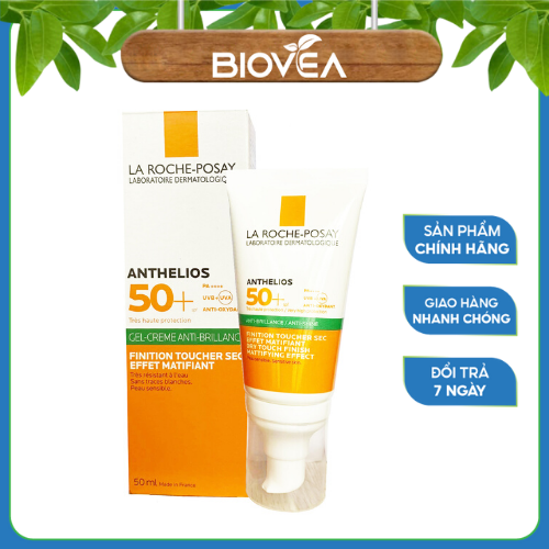 Kem Chống Nắng - Kem Chống Nắng Kiềm Dầu La Roche Posay Anthelios SPF 50+ 50ml Bảo Vệ Da Kiểm Soát Mồ Hôi Bảo Vệ Da Trước Tia Tử Ngoại Tác Hại Từ Môi Trường Làm Dịu Da Chống Oxy Hóa Hiệu Quả
