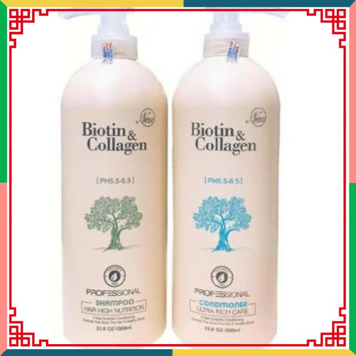 Cặp Gội Xả Biotin 500Ml - Giúp Tóc Suôn Mềm Mượt Và Bóng Đẹp