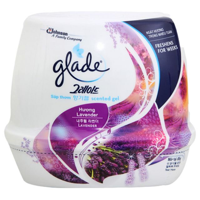 Sáp thơm Glade hương Lavender hộp 180g