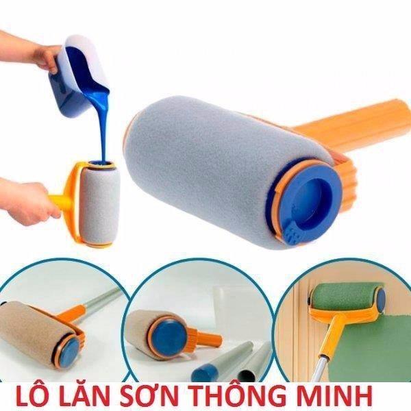 Cây lăn sơn thông minh Pintar Facil loại Bề lăn bóng mịn có cán nối dài và khay đựng sơn