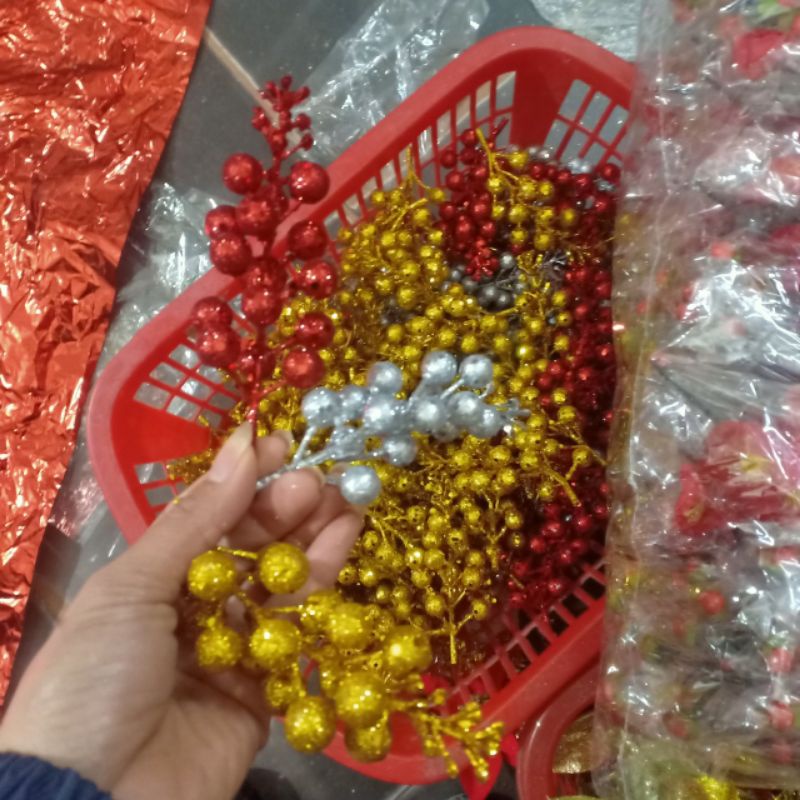 Hoa trạng nguyên phụ kiện trang trí tháp bánh nước ngọt ngày tết
