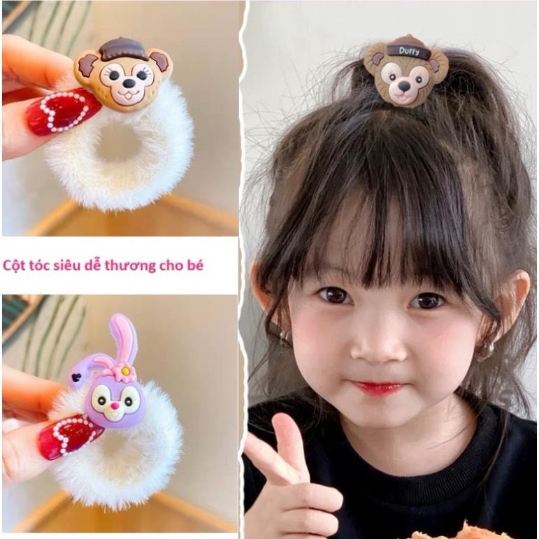 Dây buộc tóc cho bé dây buộc tóc cute cột tóc Hàn Quốc cột tóc lông mềm mịn hình thú dễ thương