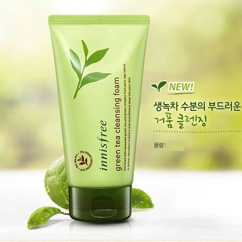 sữa rửa mặt trà xanh innisfree