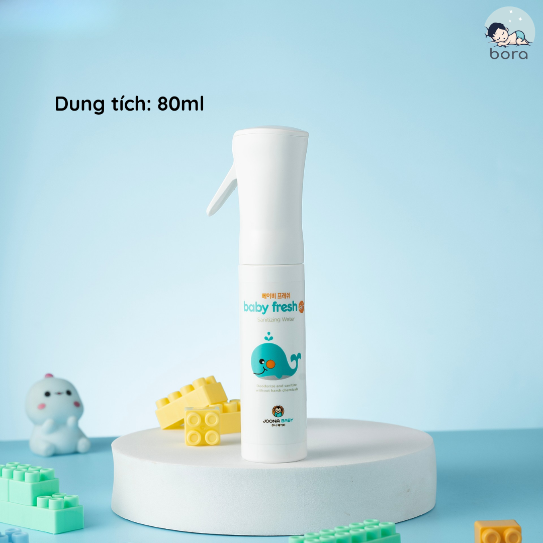 Xịt diệt khuẩn khử mùi cho đồ chơi bình sữa núm ti giả Baby Fresh an toàn cho bé - JOONA BABY Việt Nam