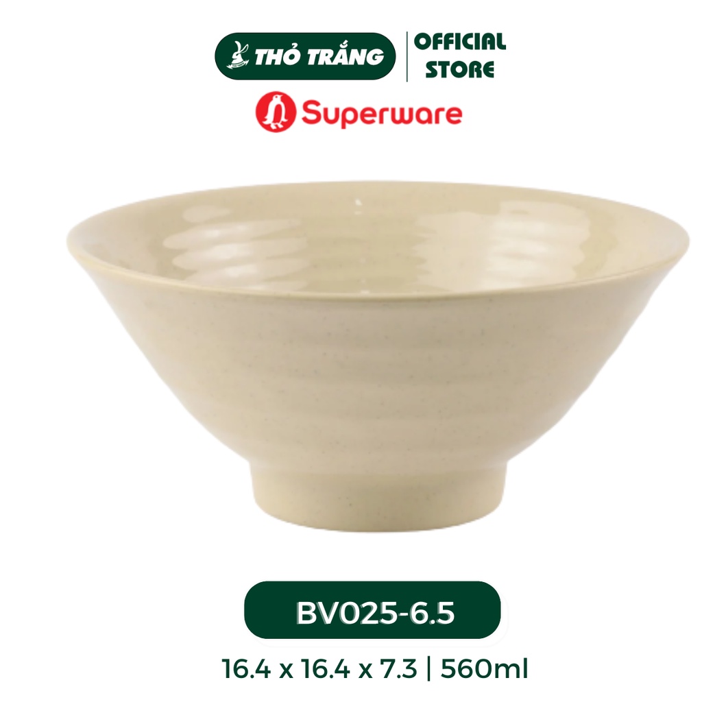 Tô Bún Phở Màu Nâu Nhựa Melamine Srithaisuperware Thái Lan cao cấp