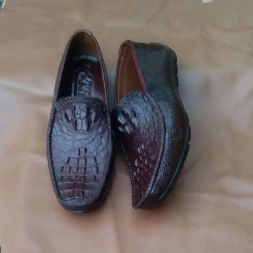 Tuyển chọn các mẫu giày lười da cá sấu KCS-0giày da cá sấu cao cấp hàng thượng hạng việt namchất liệ