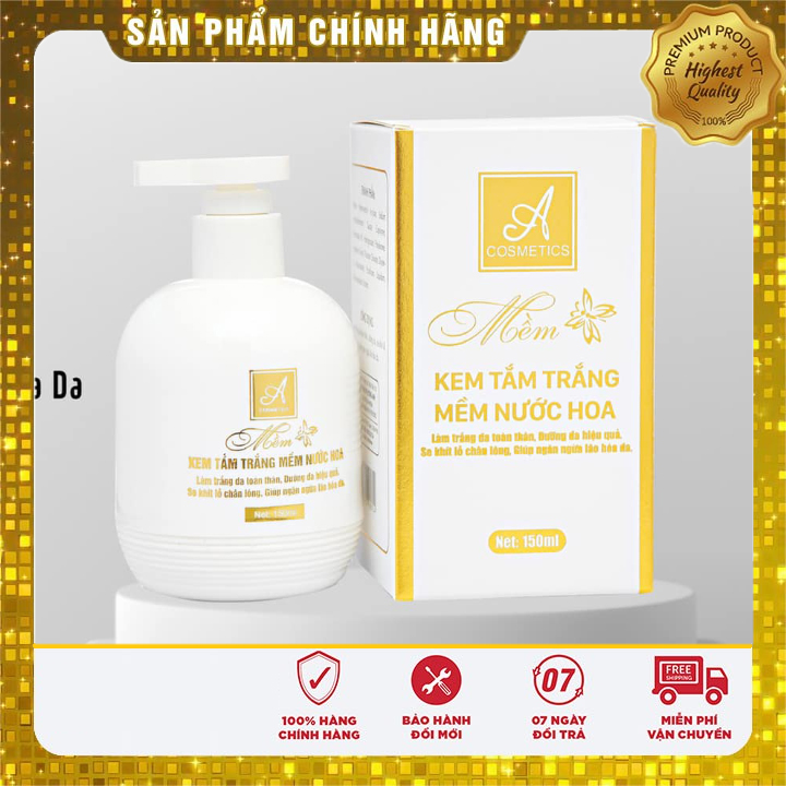 [Chính Hãng] Kem Tắm Trắng Mềm Nước Hoa A Cosmetic 2021