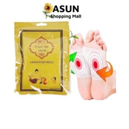 [Hcm]Gói 10 Miếng Dán Thải Độc Chân Lana Foot Patch Thái Lan