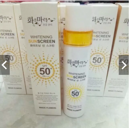 Xịt Chống Nắng Whitening Sun Screen Spf 50+ Hàn Quốc 150Ml