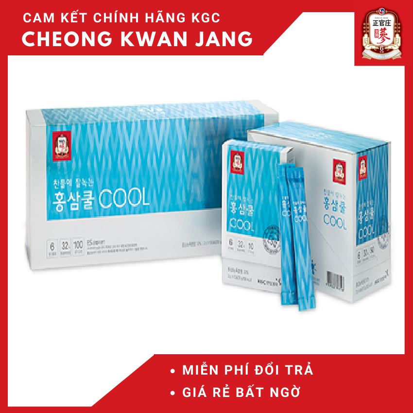 Trà Hồng Sâm Hòa Tan Kgc 100 Gói - Tea Cool Cheong Kwan Jang - 8809332393529 8809332393598