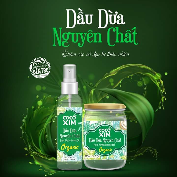 Dầu Dừa Nguyên Chất Organic Cocoxim