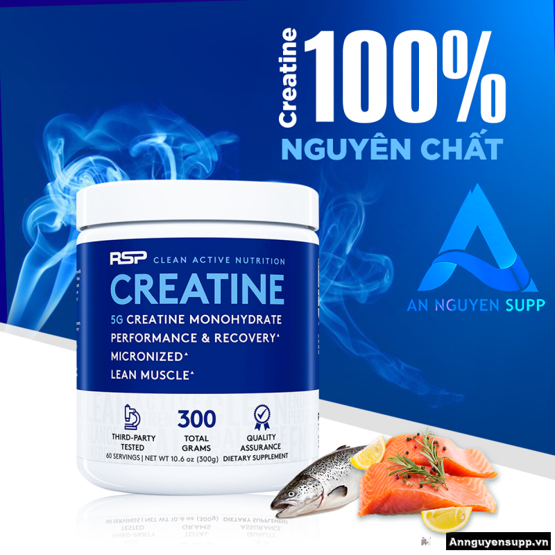 [HCM]RSP CREATINE - TĂNG SỨC DẺO DAI CHO CƠ BẮP - HỖ TRỢ TĂNG CƠ HIỆU QUẢ - ĐẠI LÝ THƯƠNG HIỆU BBT TÂN BÌNH