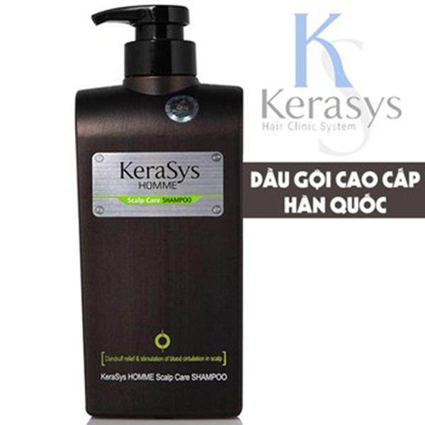 Dầu Gội Nam Loại Bỏ Ngay Những Bụi Bẩn Và Các Chất Nhờn Kerasys Homme Scalp Care Cao Cấp Hàn Quốc 550Ml - Hàng Chính Hãng