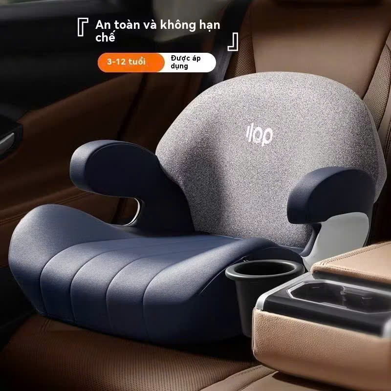Ghế ngồi ô tô cho bé ULOP chính hãng chuẩn ISOFIX dùng cho bé 3-12 tuổi có tựa lưng tựa taytựa đầu an toàn thể gấp gọn