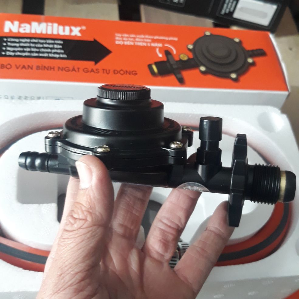 Bộ van ngắt gas tự động và dây gas Namilux