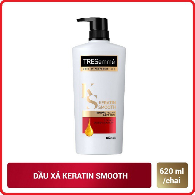 [HCM]Dầu xả Tresemmé keratin smooth tinh dầu argan và keratin vào nếp suôn mượt 620g cam kết hàng đúng mô tả sản xuất theo công nghệ hiện đại an toàn cho người sử dụng