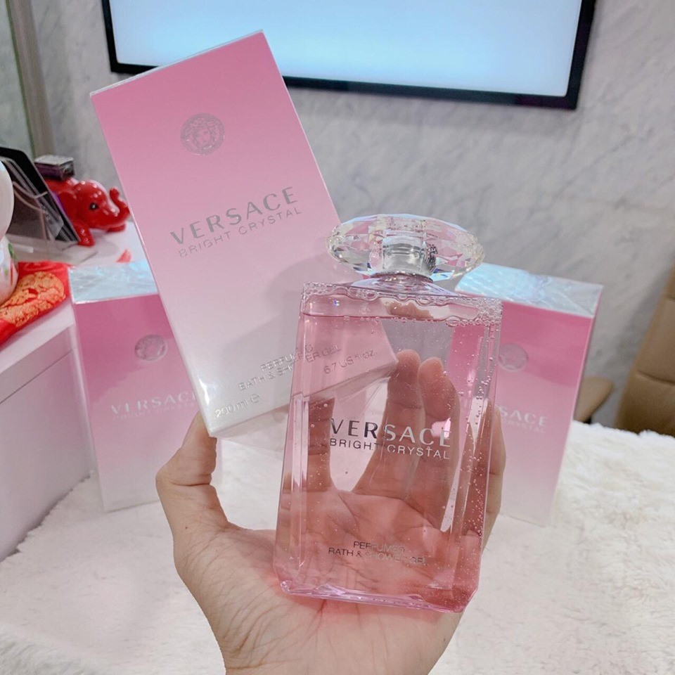 [Hcm]Sữa Tắm Versace Bright Crystal Bath & Shower Gel 200Ml Full Seal