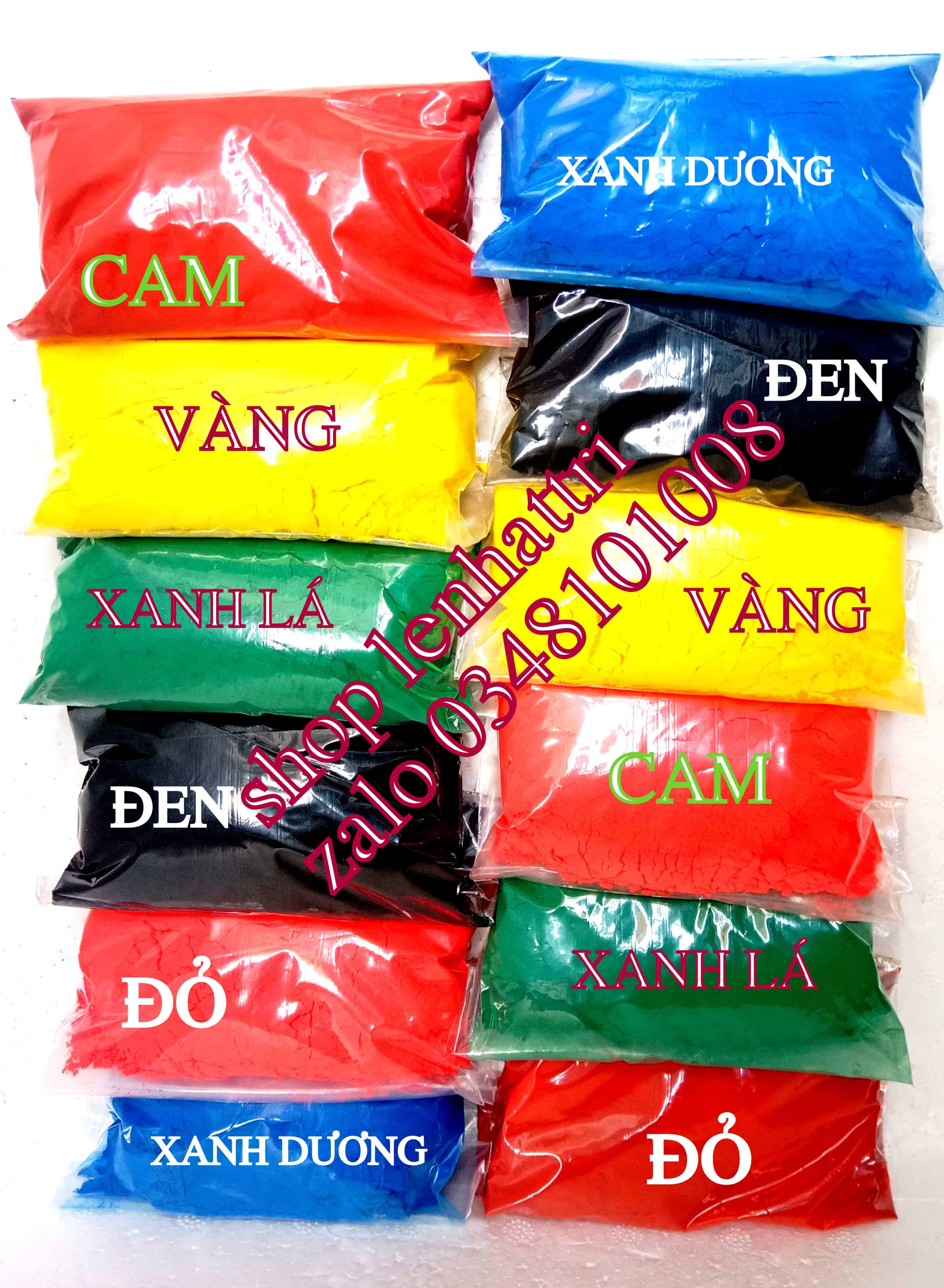 Bột màu hữu cơ pha sơn nước 100g