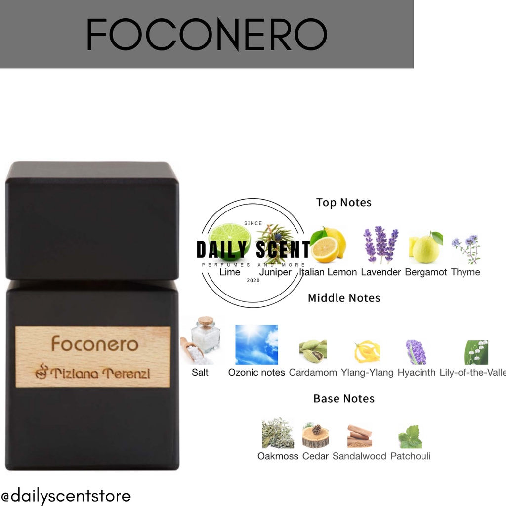 [Dailyscent] Nước hoa nam Tiziana Terenzi Foconero Extrait de Parfum