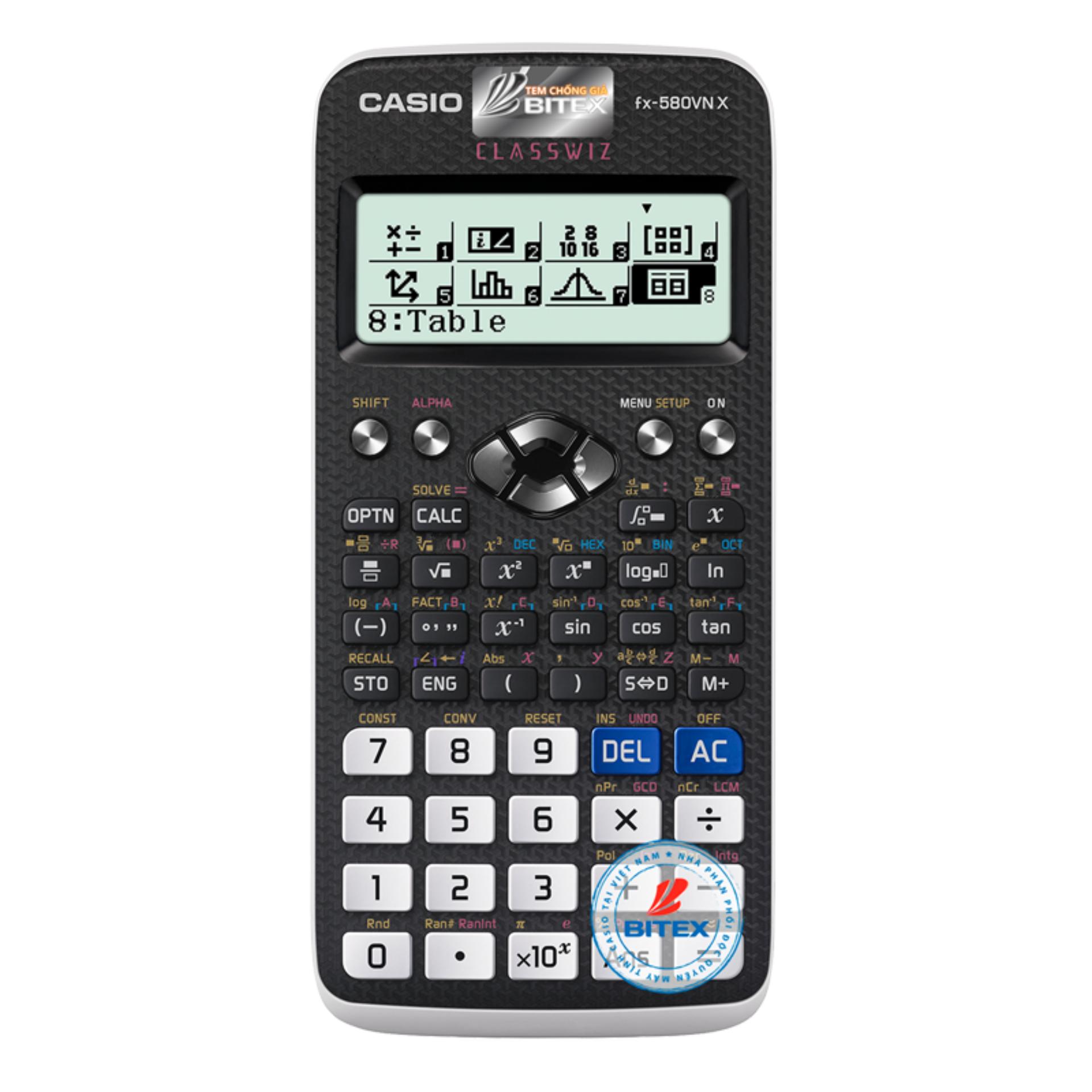 Máy tính fx-580VN X Casio chuyên dụng dành cho học sinh