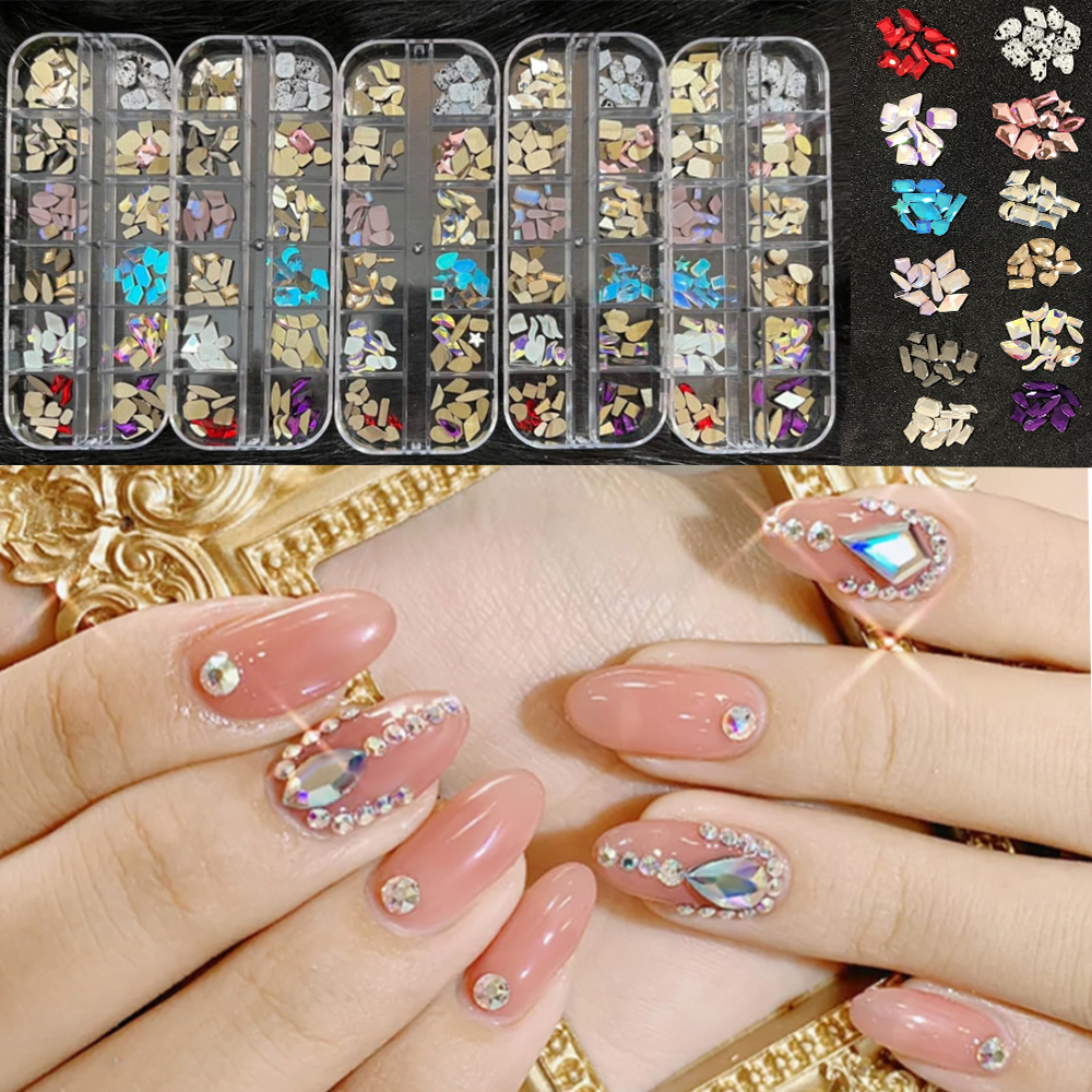 Set Đá Khối Hộp 12 Loại Hỗn Hợp Trang Trí Móng