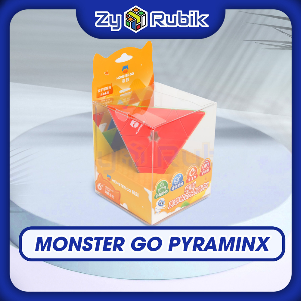 Rubik Gan Monster Go Kim Tự Tháp - Rubik Gan Monster Go Pyraminx Stickerless 2023 Dùng Khớp  Thay Thế Nam Châm - ZyO Rubik