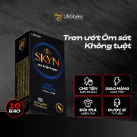 Bao cao su gai trơn Skyn Intense Feeling - Non-latex không mùi cao su - Hộp 10 bao
