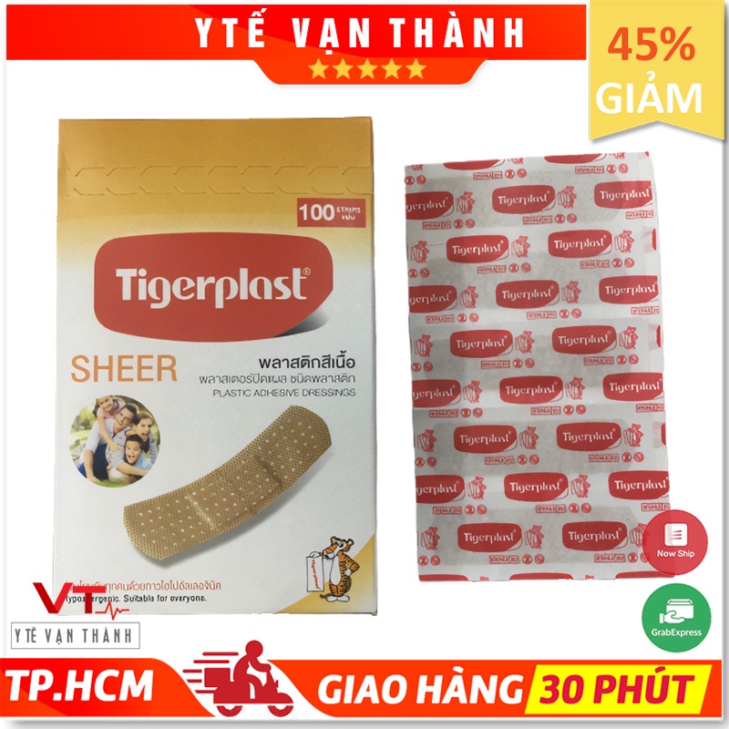 ✅ Băng Keo Cá Nhân: Tigerplast Sheer (Made In Thailand) - Vt0355 [ Y Tế Vạn Thành ]