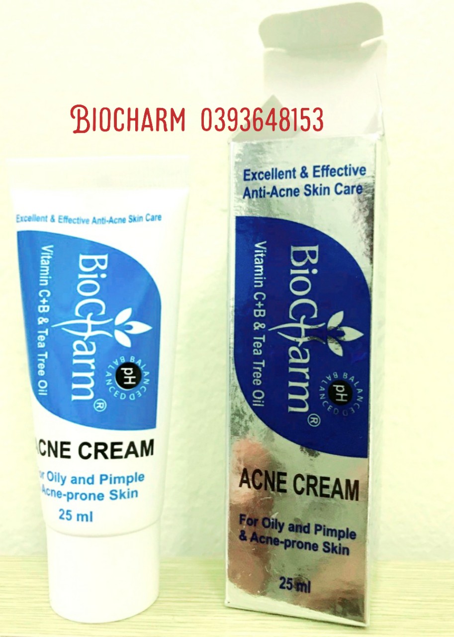 Kem Đặc Trị Mụn Trứng Cá Biocharm Acnes Cream