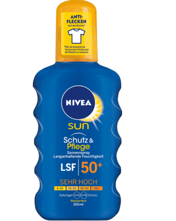 Kem Chống Nắng Dạng Xịt Nivea Sun Schutz & Pflege Lsf 50+ 200Ml - Đức