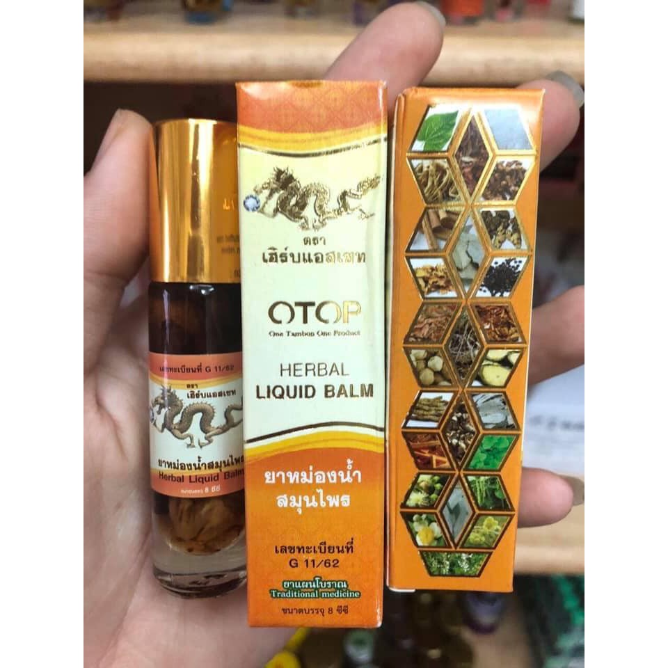 [HCM]OTOP HERBAL LIQUID BALM dầu 26 vị