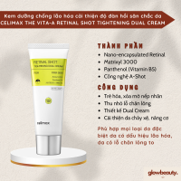 Kem dưỡng chống lão hóa cải thiện độ đàn hồi săn chắc da (50ml) CELIMAX THE VITA-A Retinal Shot Tightening Dual Cream