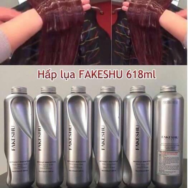 [HCM]Chai Hấp phủ lụa tơ tằm Fakeshu dưỡng tóc mượt tóc cho tóc vào nếp gọn gàng