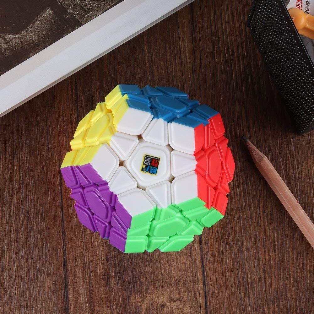 Rubik Megaminx Moyu meilong rubik 12 Mặt Khối Lập Phương Stickerless  - rubik đồ chơi phát triển trí tuệ