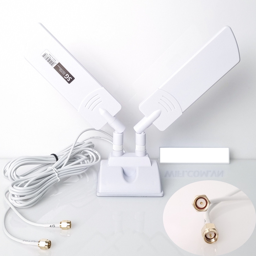 Đế Anten SMA Cáp Dài 3m & 2 Anten Netmax 3G-4G-5G AZ7795G 40dBi