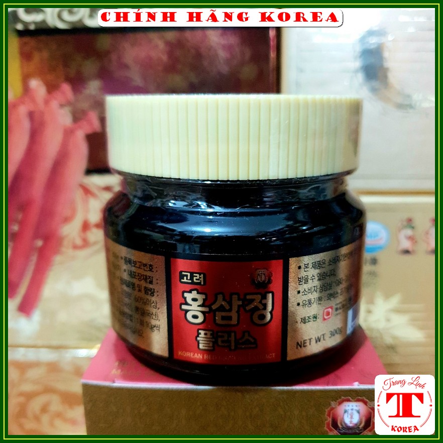 Cao hồng sâm hàn quốc cô đặc thượng hạng hộp 300gr date mới nhất - Tăng thể lực sức bền giảm lão hóa phòng ung thư trang linh