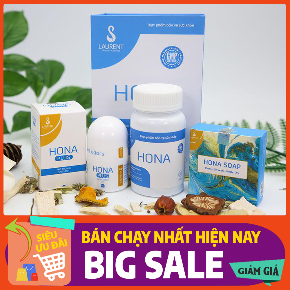 HONA PLUS - Bộ Sản Phẩm Giúp Hết Hôi Nách