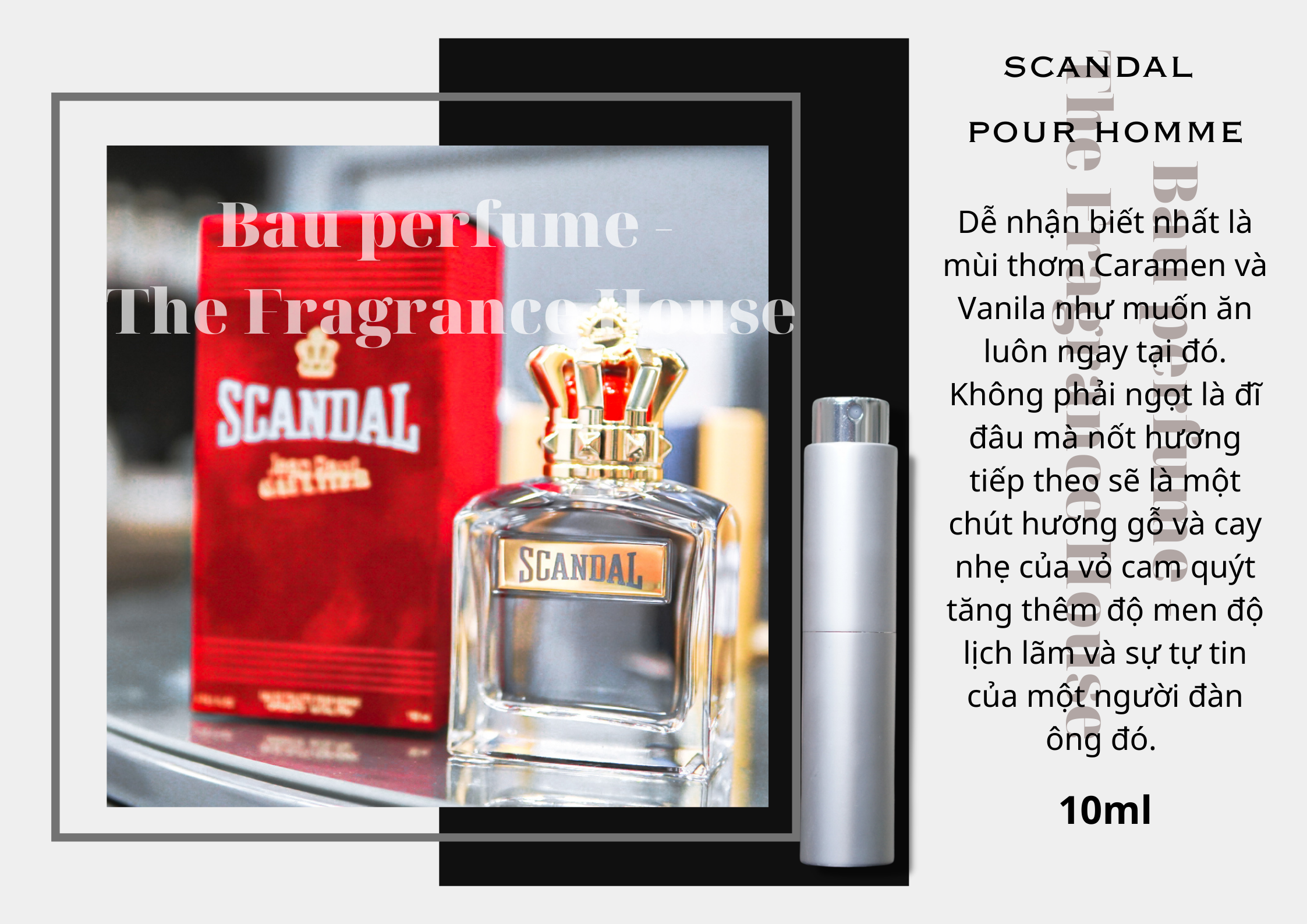 Mẫu Thử Scandal Pour Homme 10Ml